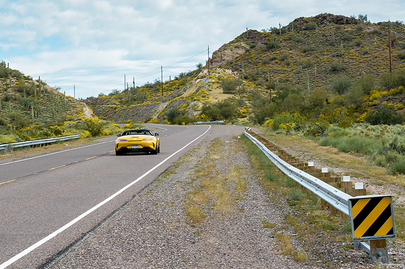 Luxify Roadtrip Arizona Mercedes AMG GT C Roadster 