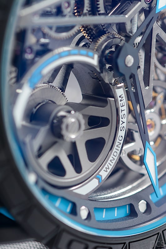 Luxify Review Hand on Roger Dubuis Excalibur Spider Pirelli