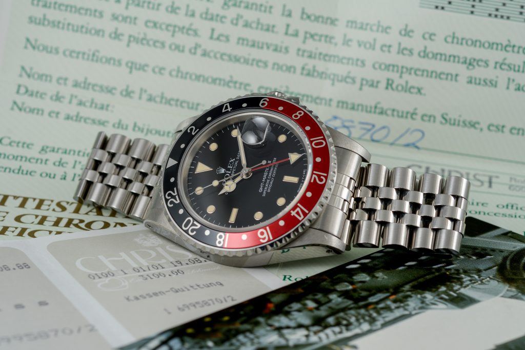 Luxify Rolex GMT-Master Auktionen Dr. Crott Auctioneers Pepsi Root Beer Fat Lady