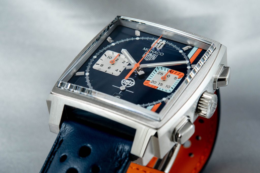 Luxify Review Hands-on TAG Heuer Monaco Gulf Special Edition, Ref. CBL2115.FC6494