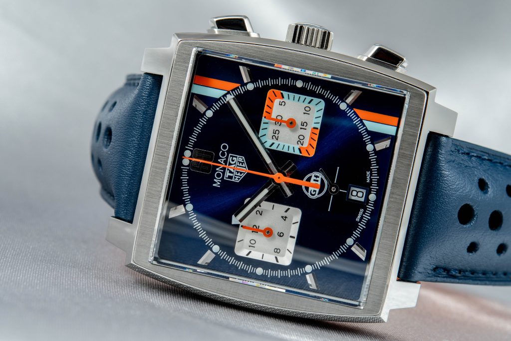 Luxify Review Hands-on TAG Heuer Monaco Gulf Special Edition, Ref. CBL2115.FC6494
