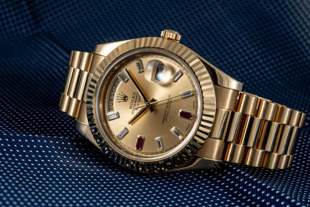 Luxify Review Hands-on Rolex Day-Date II 218238 Dr. Crott Auctioneers 