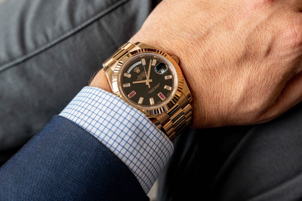 Luxify Review Hands-on Rolex Day-Date II 218235 Dr. Crott Auctioneers 